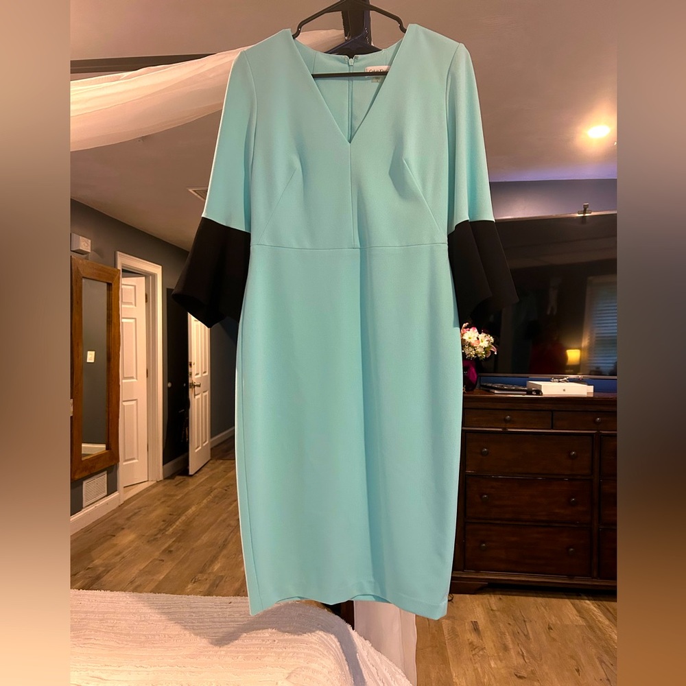 Women’s Calvin Klein Bell-Sleeve Sheath Dress